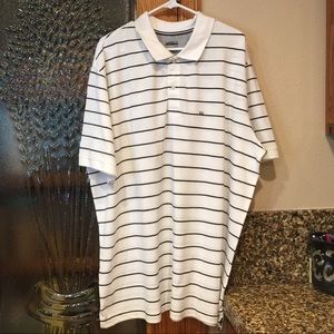 Basic Editions Striped Polo Shirt